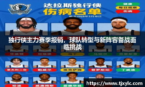 独行侠主力赛季报销，球队转型与新阵容备战面临挑战